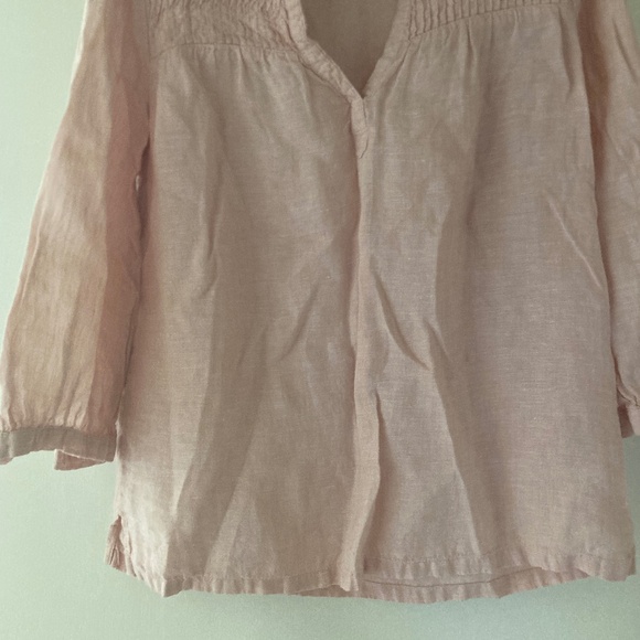 100% Linen Joie Pullover Top/ S - Picture 3 of 5